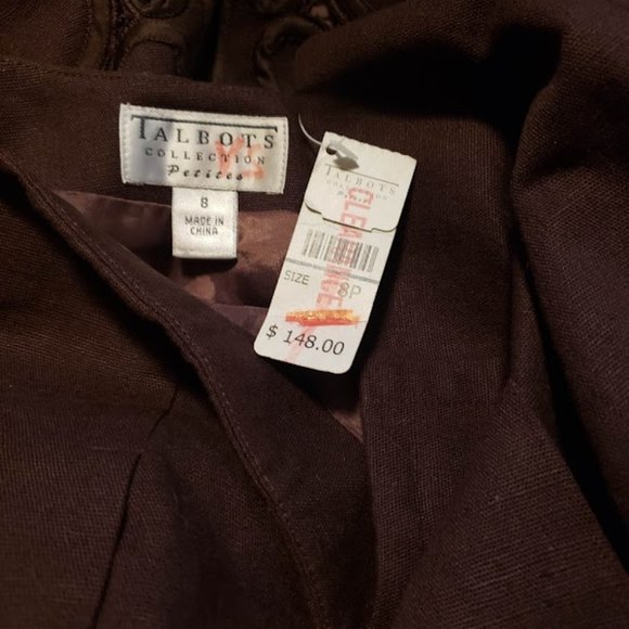 NWT Talbots sz 8P Petite skirt with cut out bottom - Picture 3 of 3